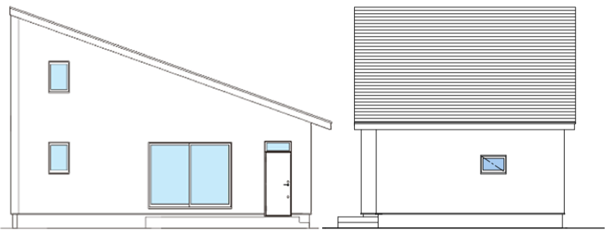 片流れ屋根タイプ