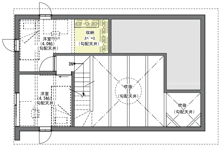 片流れ屋根タイプ